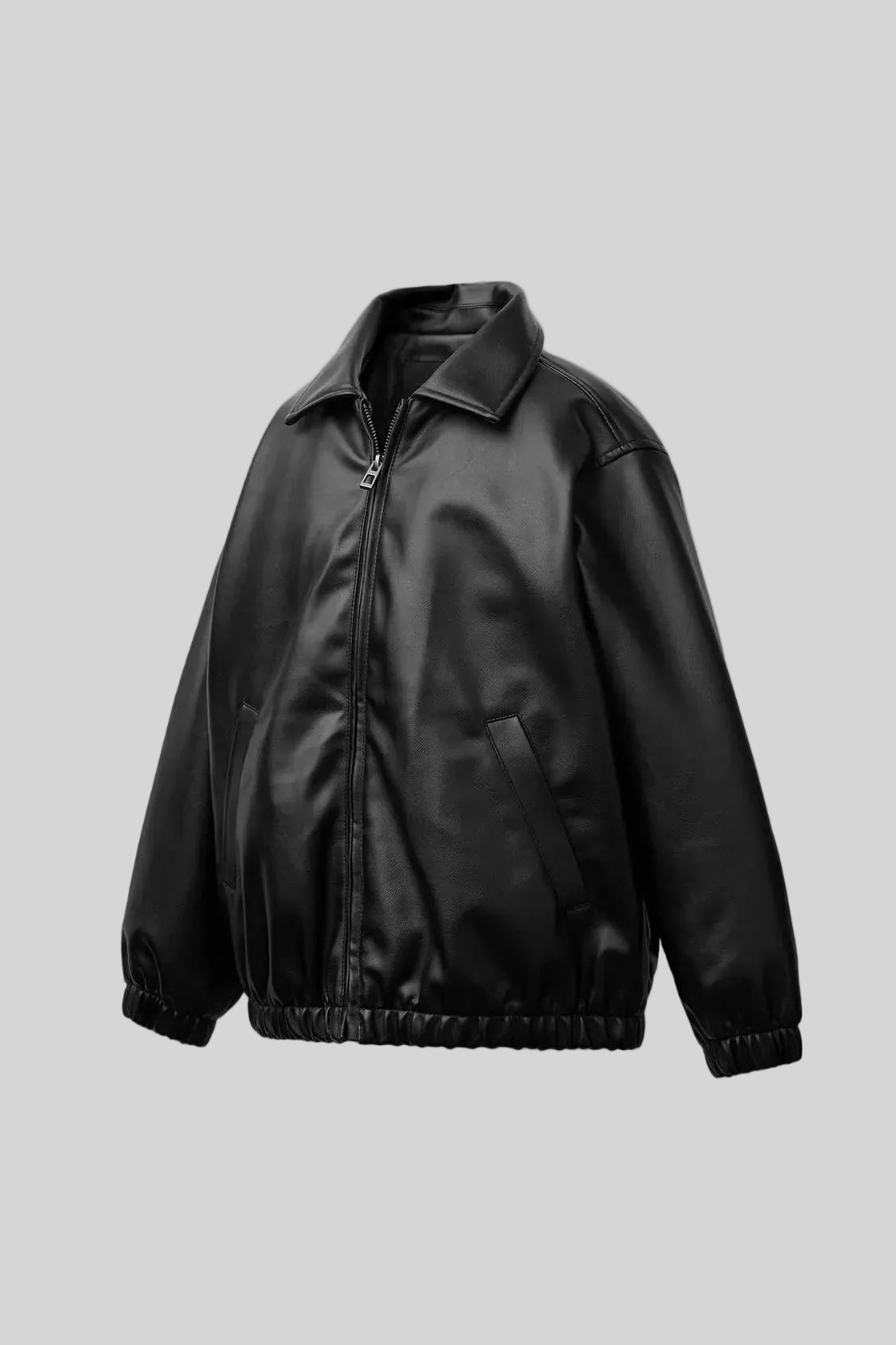 Veste en similicuir pour femme-2