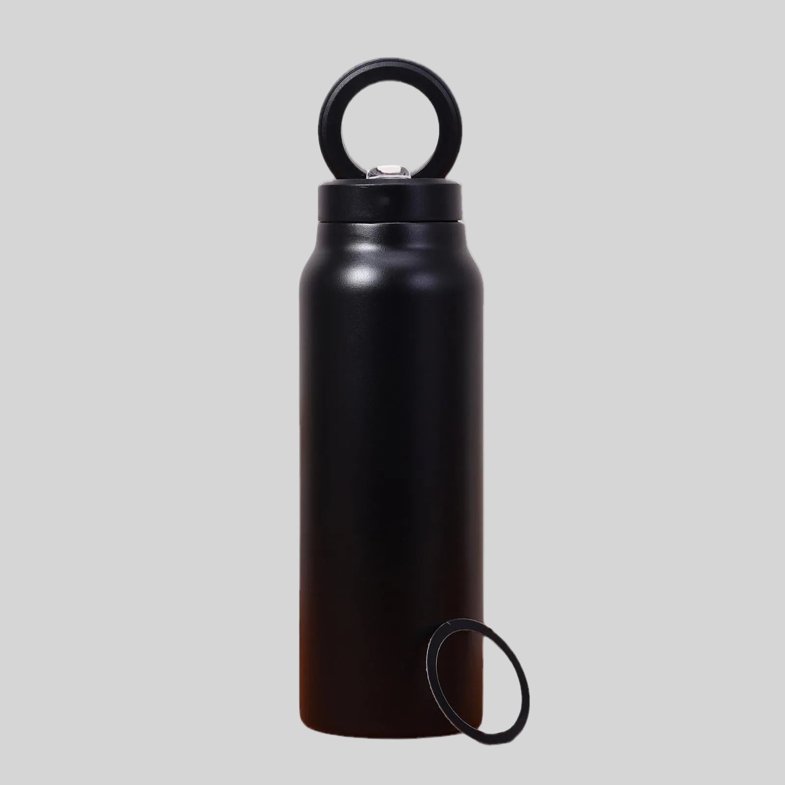Bouteille d’eau magnétique avec anneau pour téléphone – Gourde en acier inoxydable avec support MagSafe