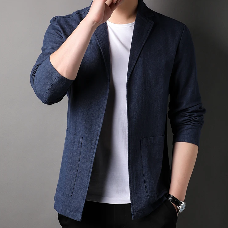 Lightweight Linen Blend Blazer