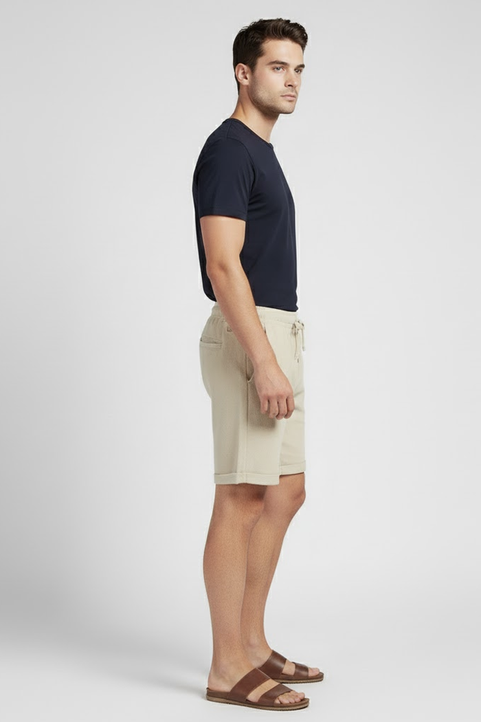 Bermuda d’été en lin pour homme-3