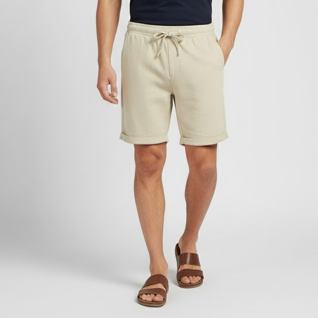 Bermuda d’été en lin pour homme-4