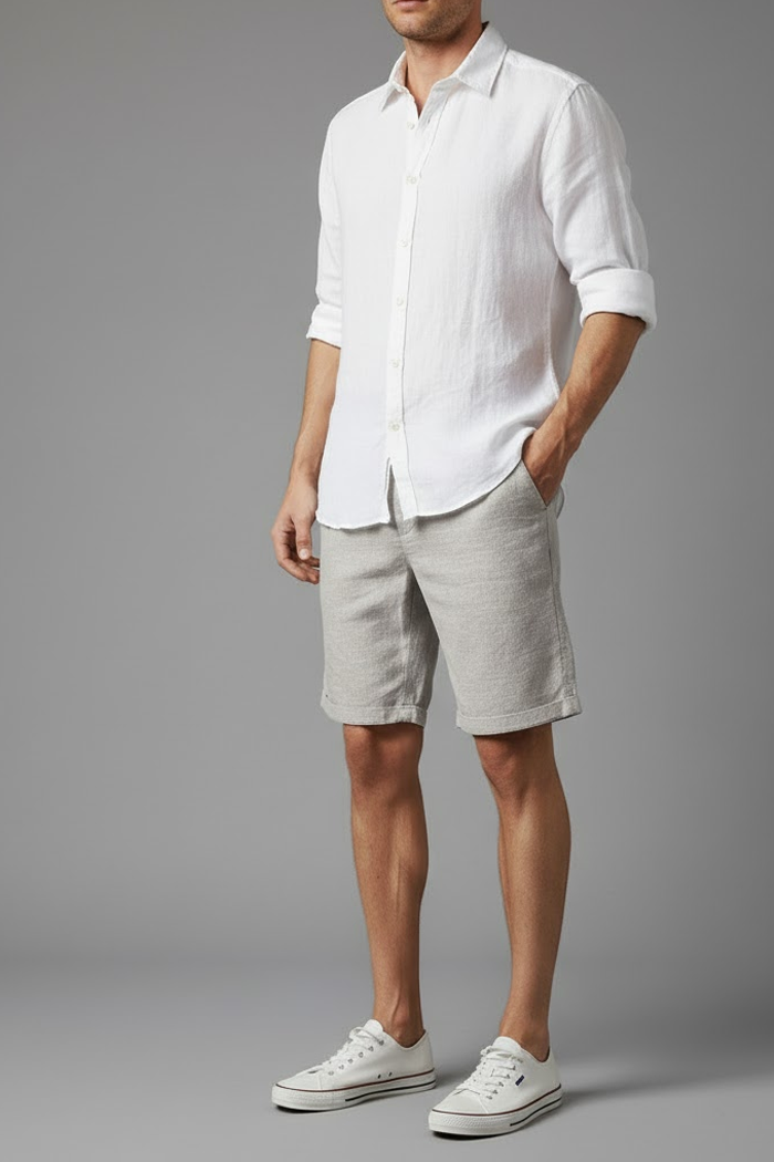 Short en lin Phuket pour homme-2