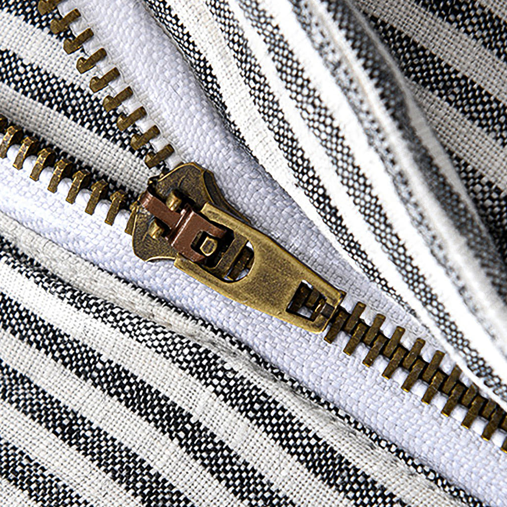 Short en lin rayé pour homme-11