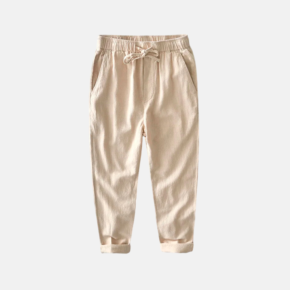 Pantalon léger en lin pour homme