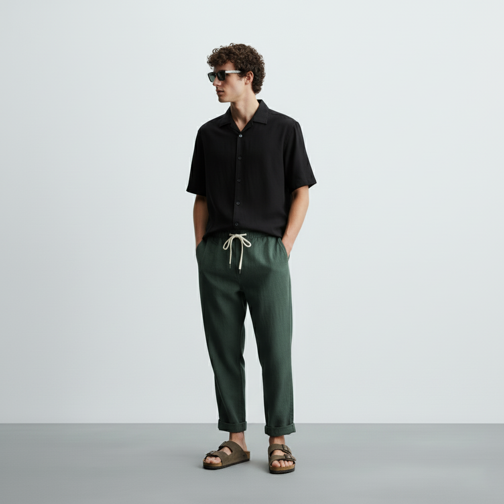 Pantalon en lin Ischia pour homme-2