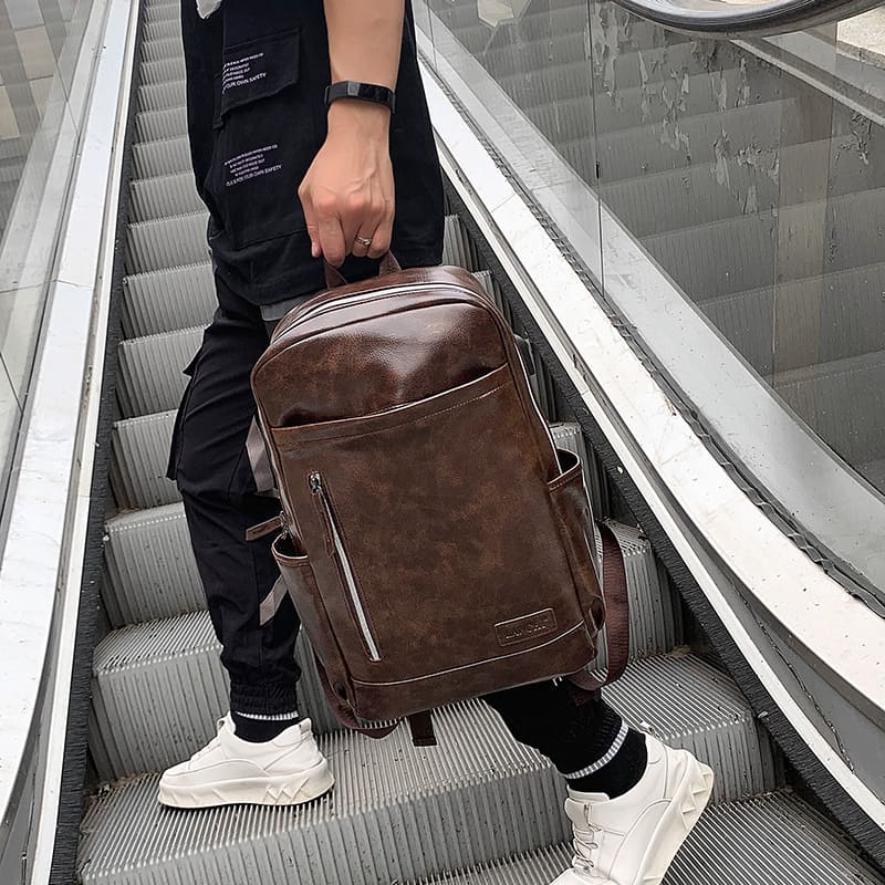 Sac à dos executive en cuir premium Venice-4