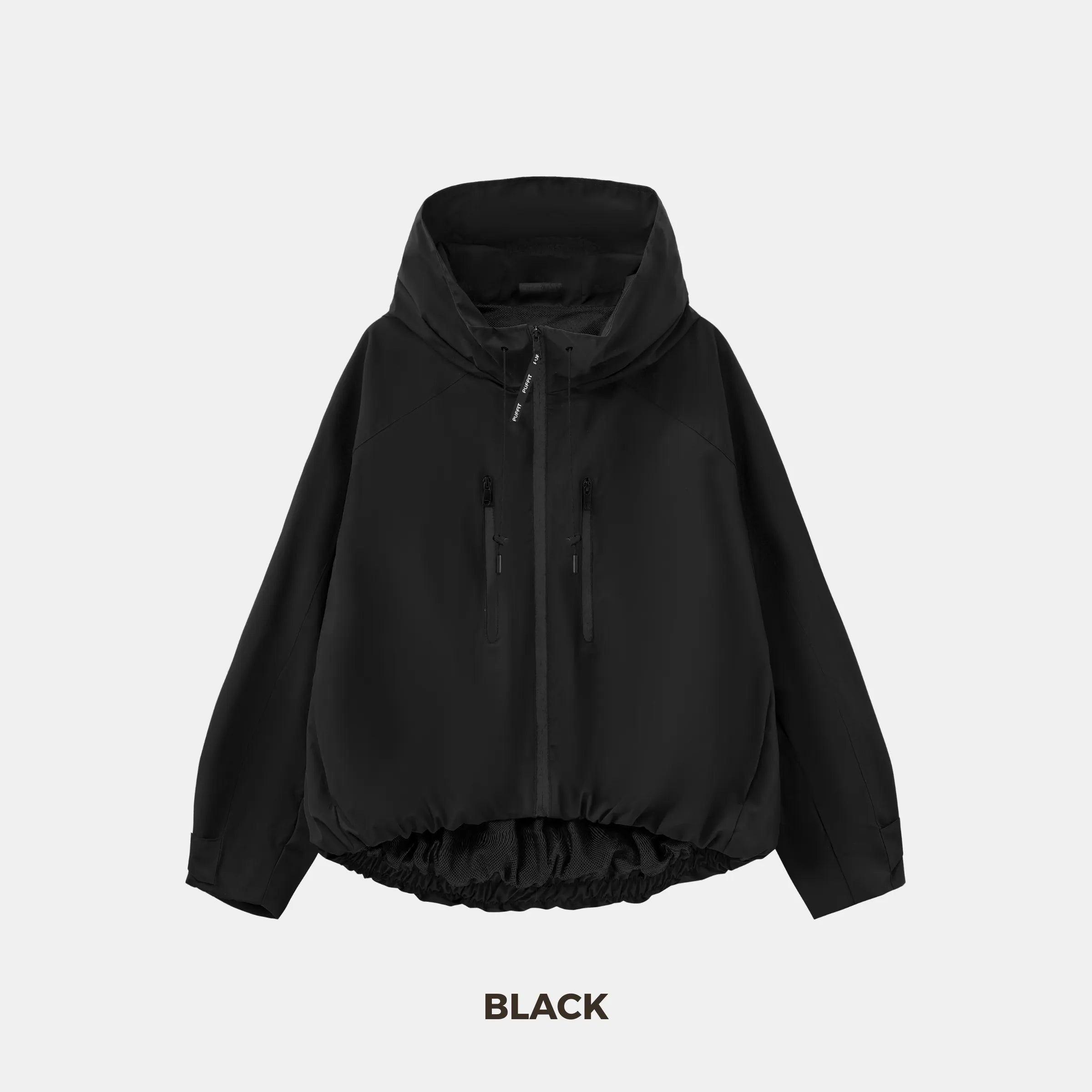 Veste de pluie courte oversize-2