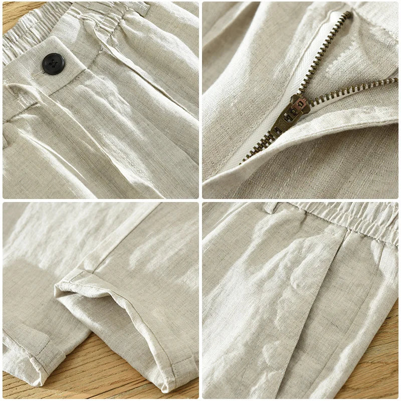 Pantalon en lin San Marin pour homme-3