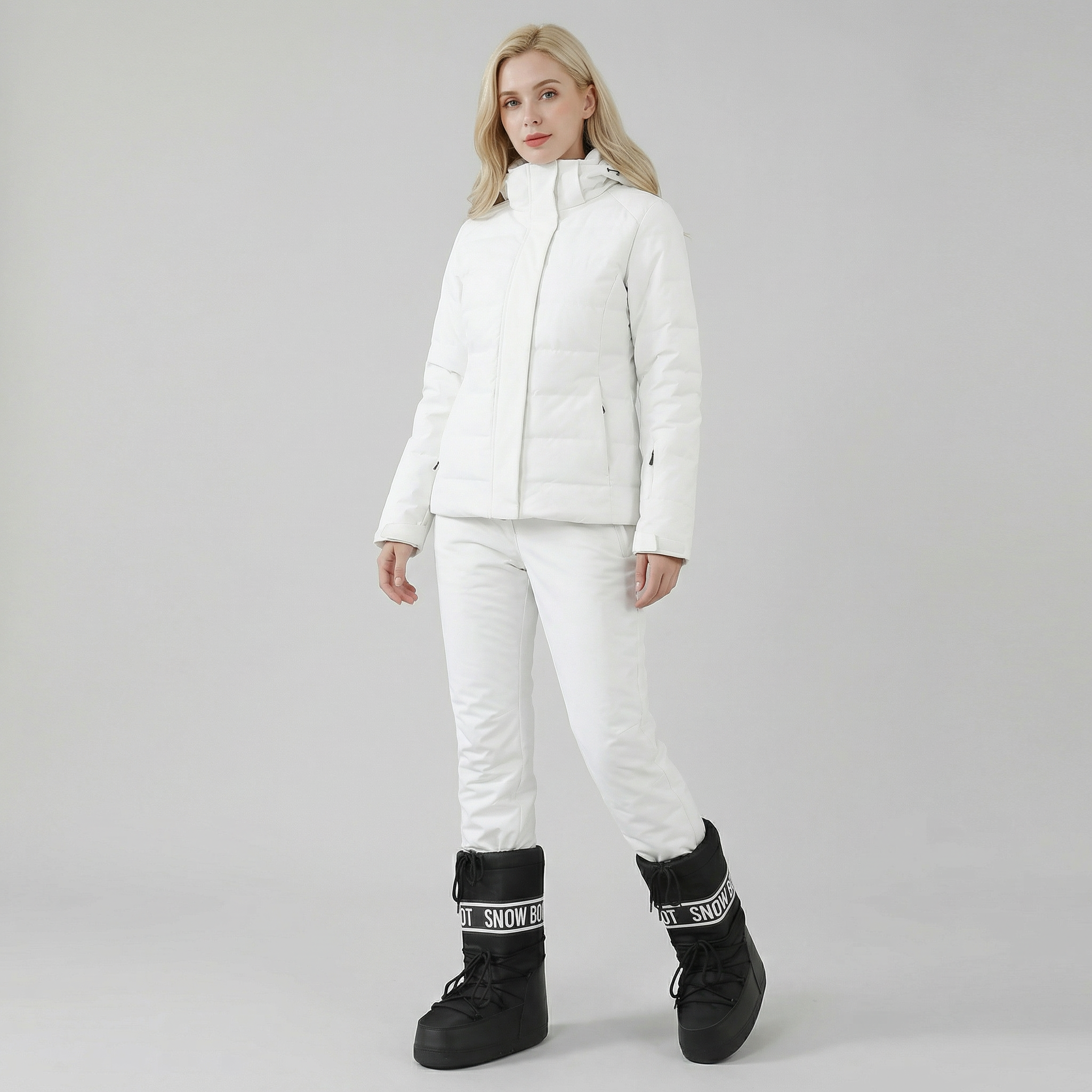 Bottes de neige imperméables pour femme – Bottes d’hiver isolantes pour le ski et la neige-6