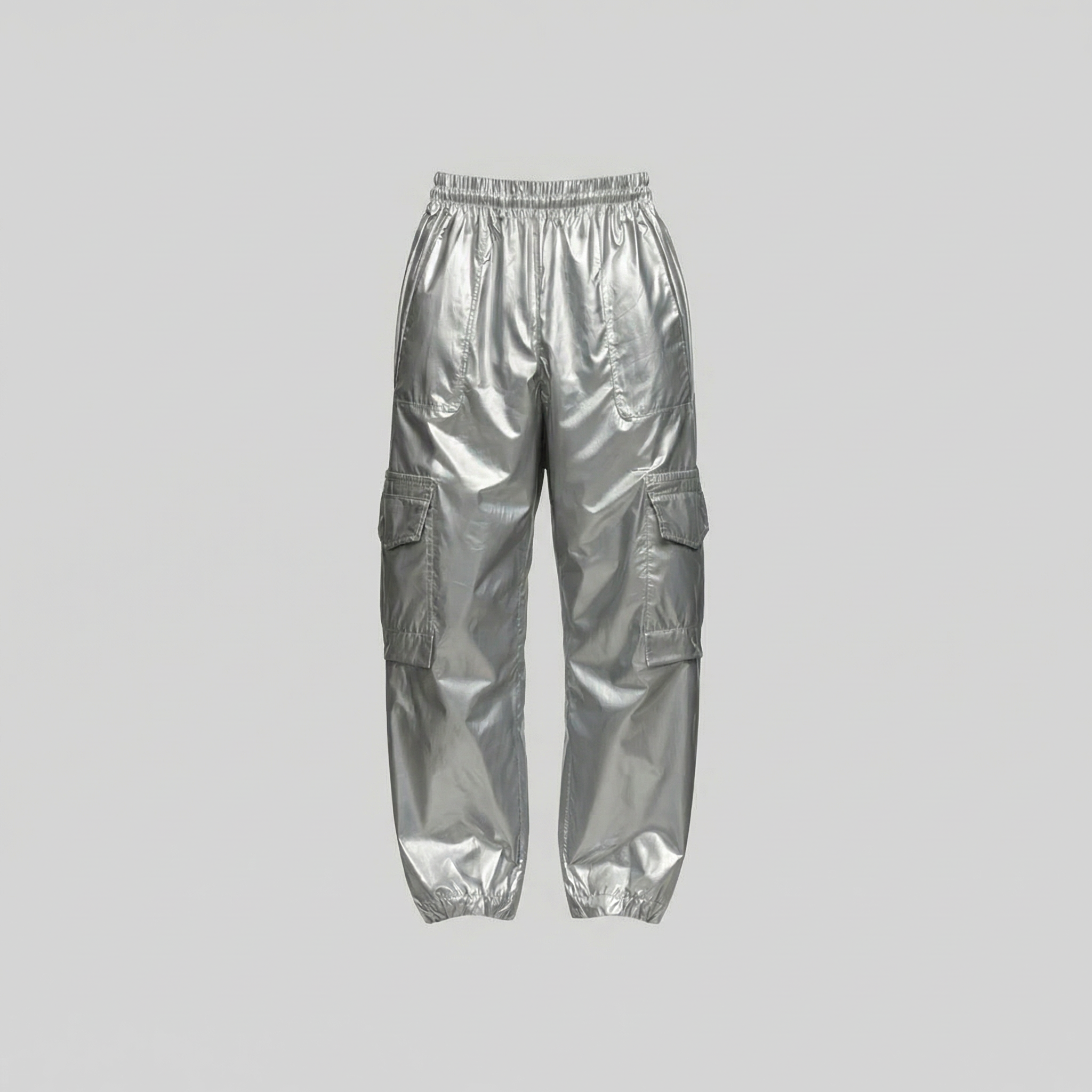 Pantalon cargo brillant pour femme-2