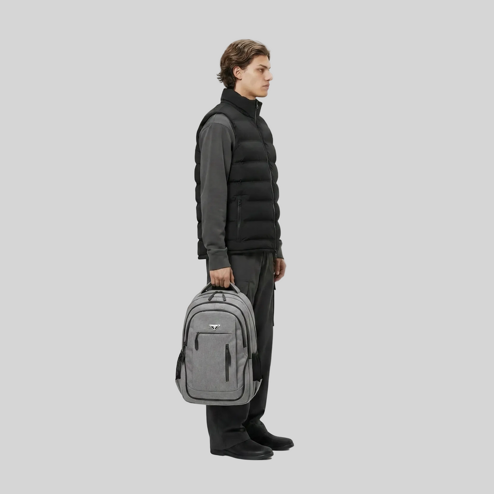 Grand sac à dos imperméable et résistant pour ordinateur portable homme
