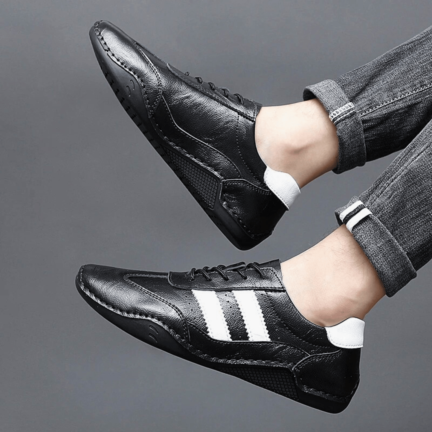 Breathable Leather Sneakers