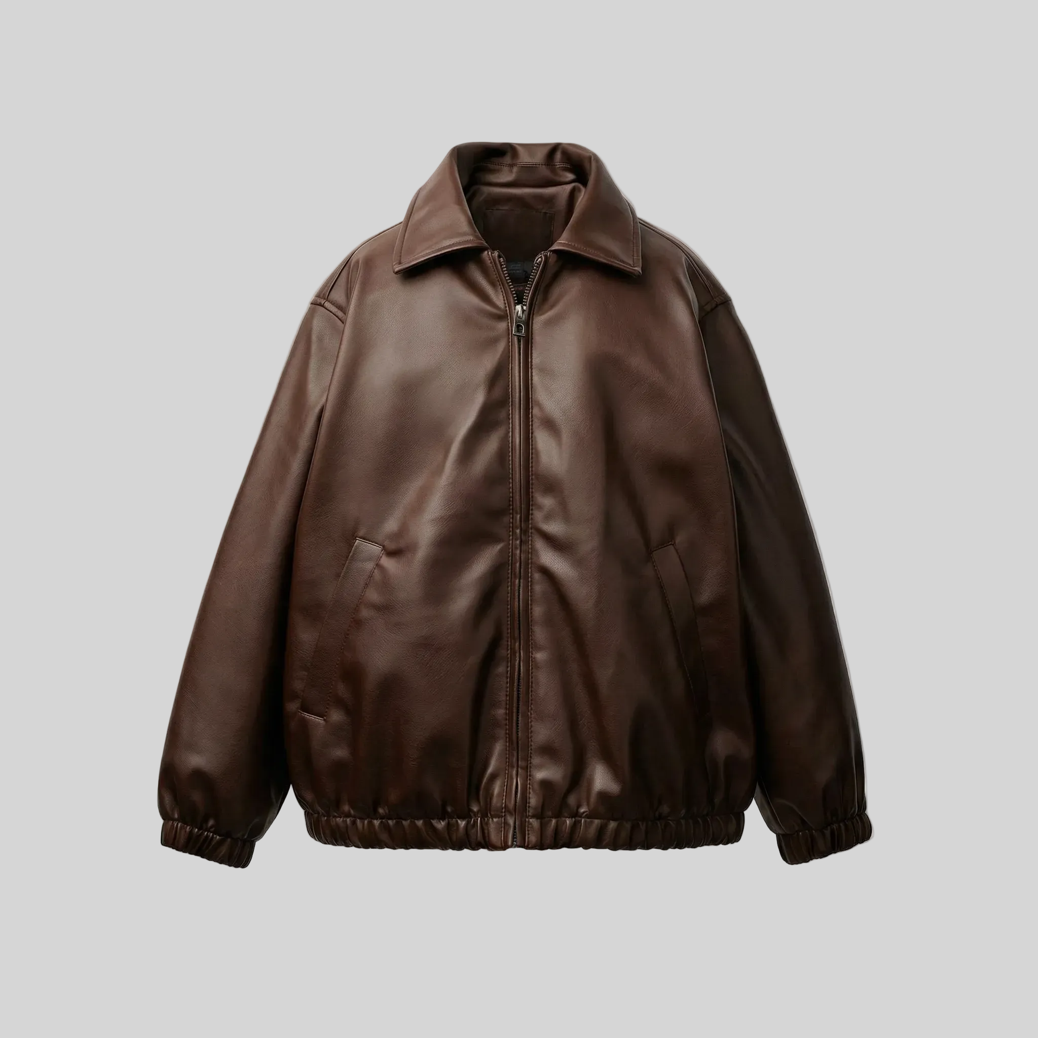 Veste en similicuir pour femme-3